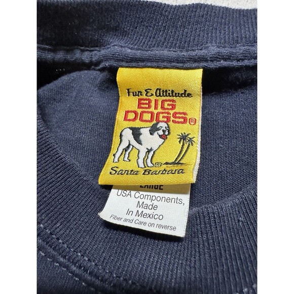 Vintage 2003 Big Dogs Fishing At The Crack Of Dawn T-Shirt USA Men's Size Large - Picture 6 of 10